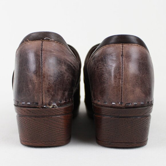 SOFFT Berit Chunky Heel Leather Clogs - Picture 9 of 16